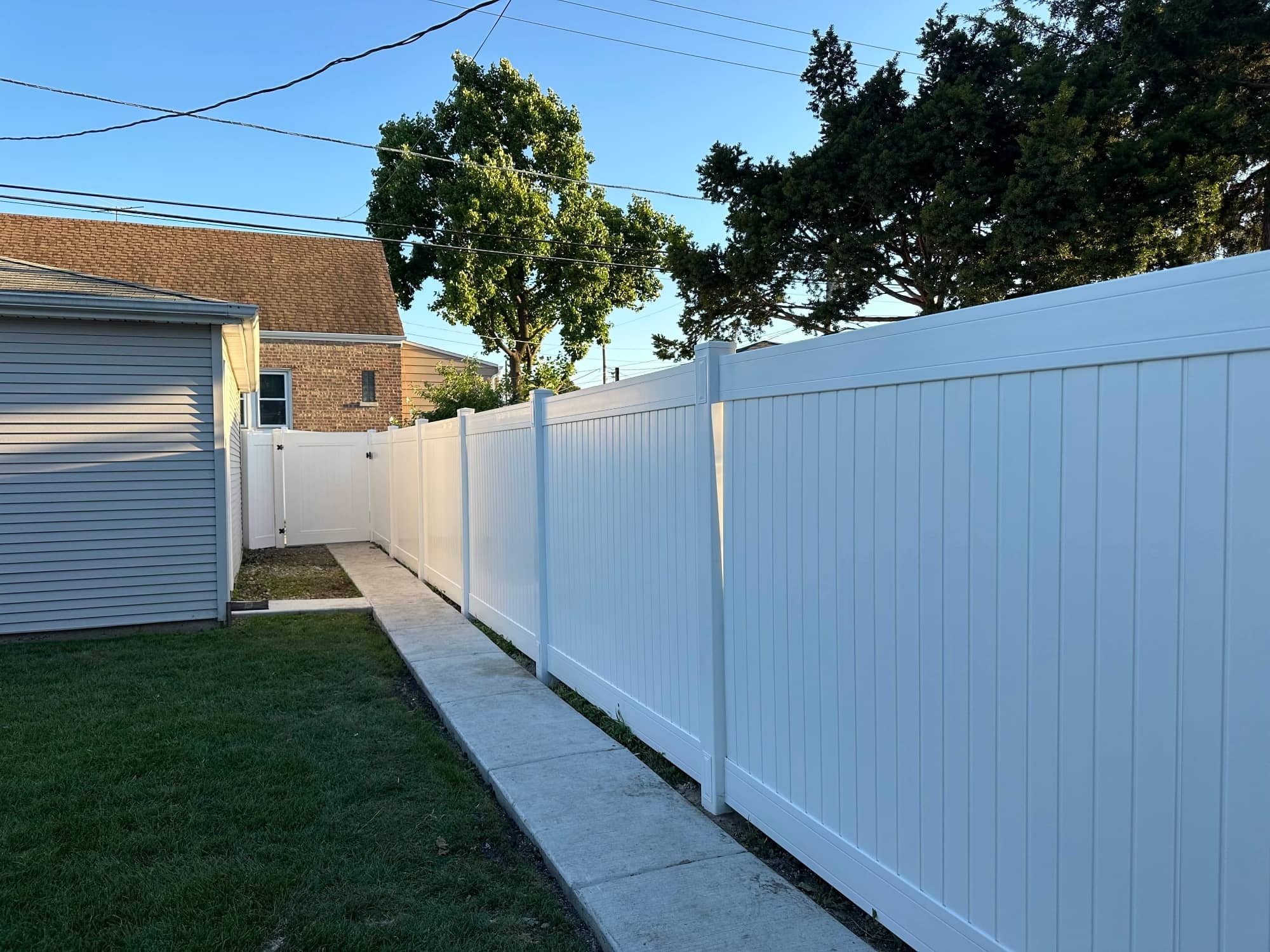 brand new porch and fencing