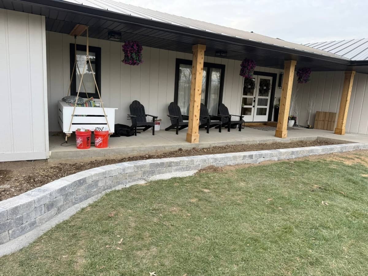 Chicago retaining wall construction